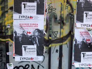 Syriza posters;  July 2013 Some rights reserved by konstruksjon