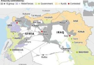 This map is a year old and therefore not accurate in terms of who holds what.