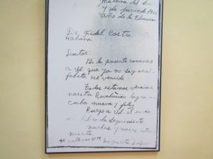 letter from a peasant thanking fidel for literacy campaign through which he learnt to read and write